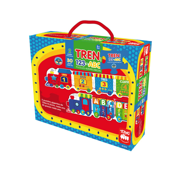 Puzzle Tren 123-Abc - Toyng