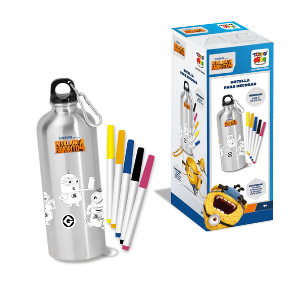 Botella Para Decorar Mf Minions - Mi Villano Favorito