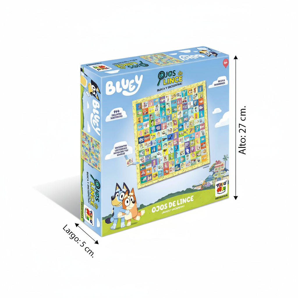 Juego de Mesa Ojos De Lince - Bluey