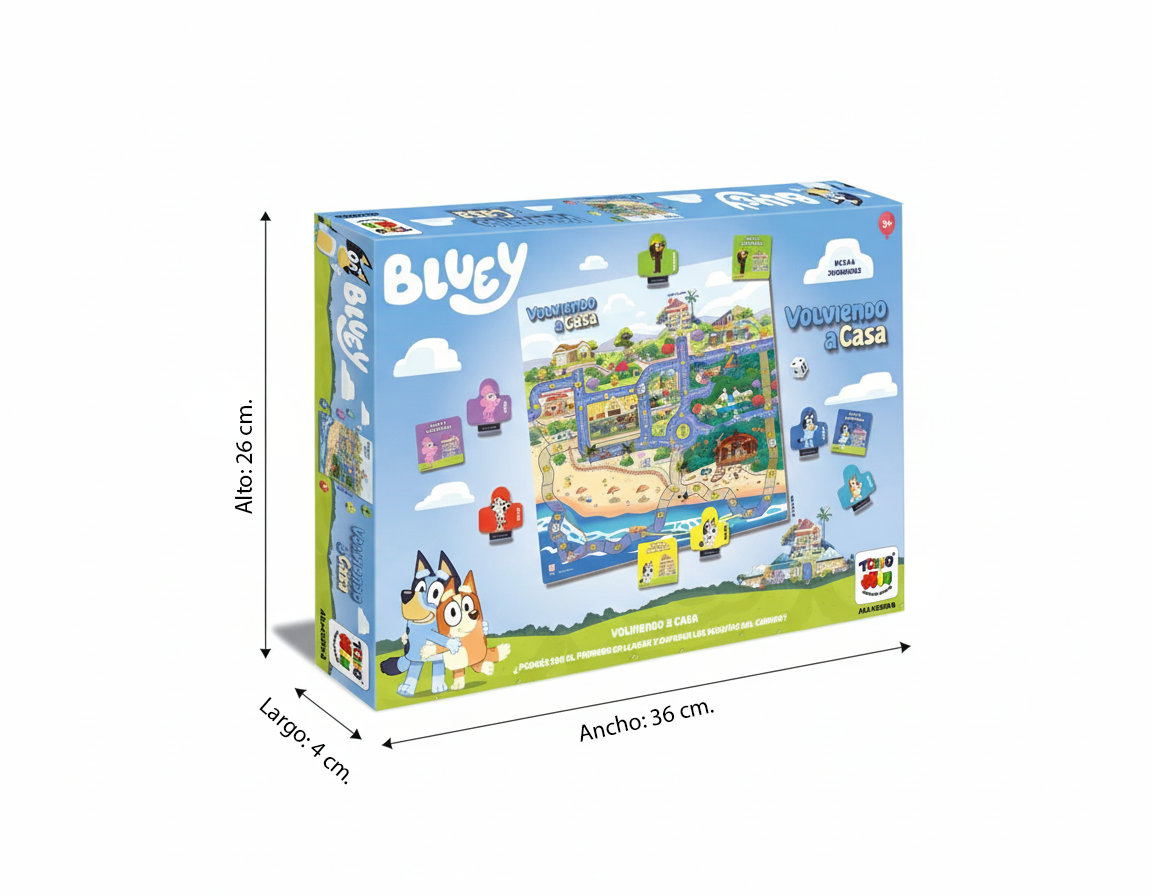 Juego de Mesa Volviendo A Casa - Bluey
