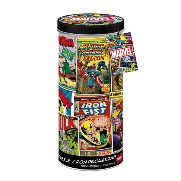 Puzzle Tubo Metalico 1000 Piezas 2 Modelos - Marvel