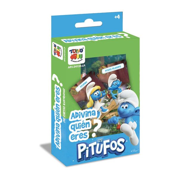 Juego Educativo Flash Cards Adivina Quien - Los Pitufos