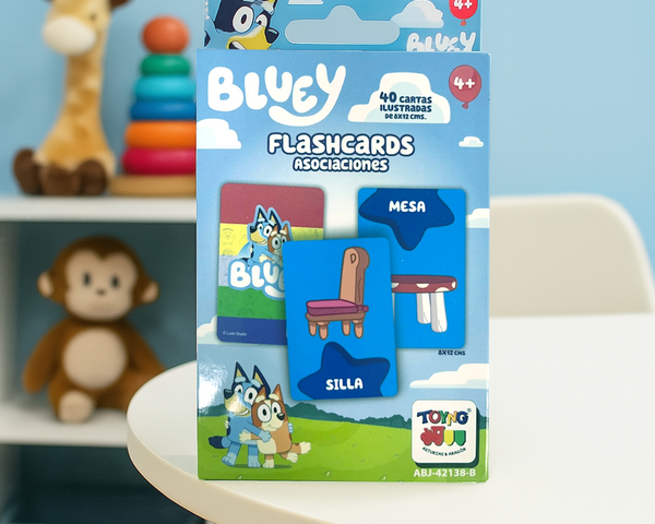 Juego Educativo Flash Cards Asociaciones - Bluey