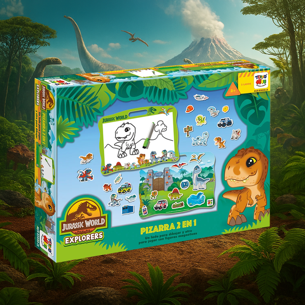 Pizarra 2 En 1 - Jurassic Explorer