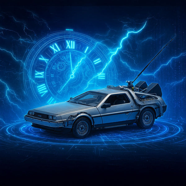 Back To The Future I Delorean - Welly Escala 1:24