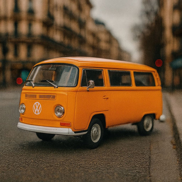 Auto 1972 Volkswagen Bus T2 - Welly Escala 1:34:39