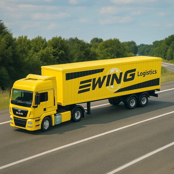 Camión MAN TGX XXL Logging Trailer Escala 1:64 - Welly