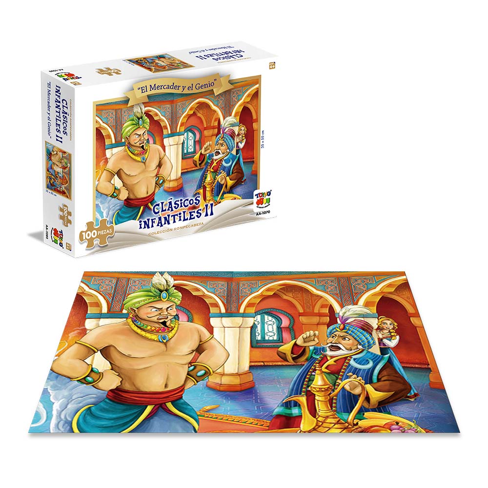 BEMOメタルコレクションZOJE No.1 ALEXANDER THIEMER Puzzle El Mercader Y El Genio (100 Piezas) - Toyng – Toyng Chile