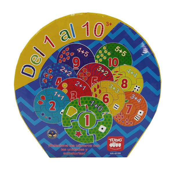 Juego de Mesa Educativo Del 1 Al 10 - Toyng