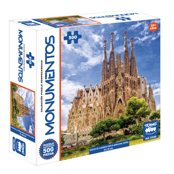 Puzzle Basílica De La Sagrada Familia (500 Piezas) - Toyng