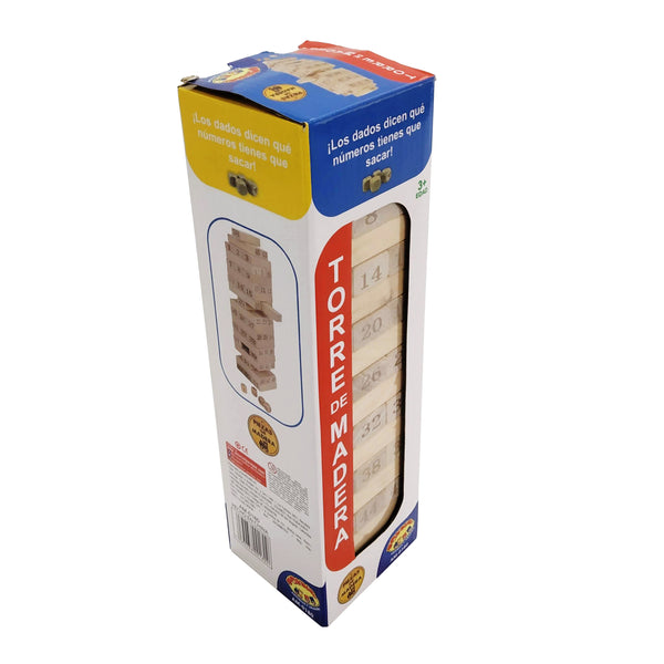 Juego de Mesa Torre 54 Piezas Natural - Toyng