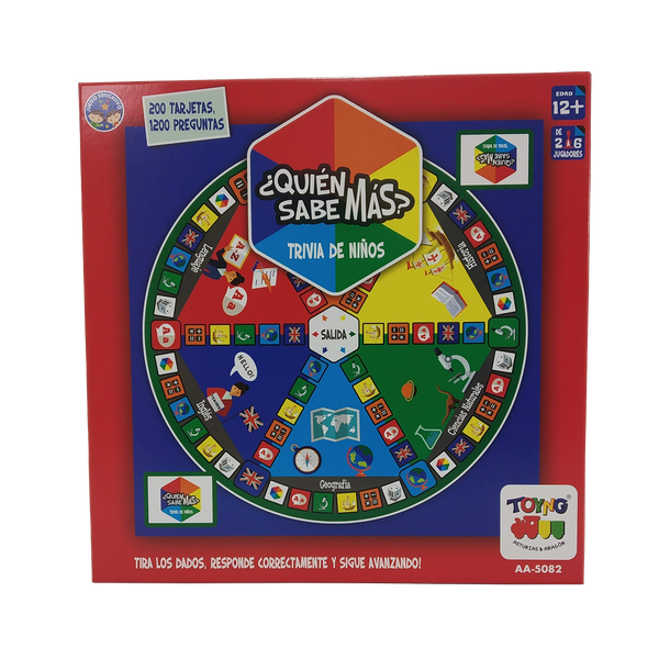 Juego de Mesa Trivia Quien Sabe Mas - Toyng