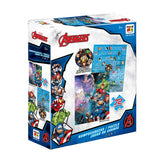 2 En 1 Puzzle 72 + Juego De Avance - Marvel - Toyng Chile
