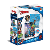 2 En 1 Puzzle 72 + Juego De Avance - Marvel - Toyng Chile
