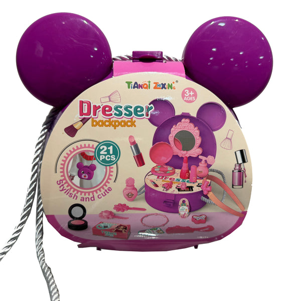 Cartera Infantil de Osita + Accesorios de Belleza – Toyng