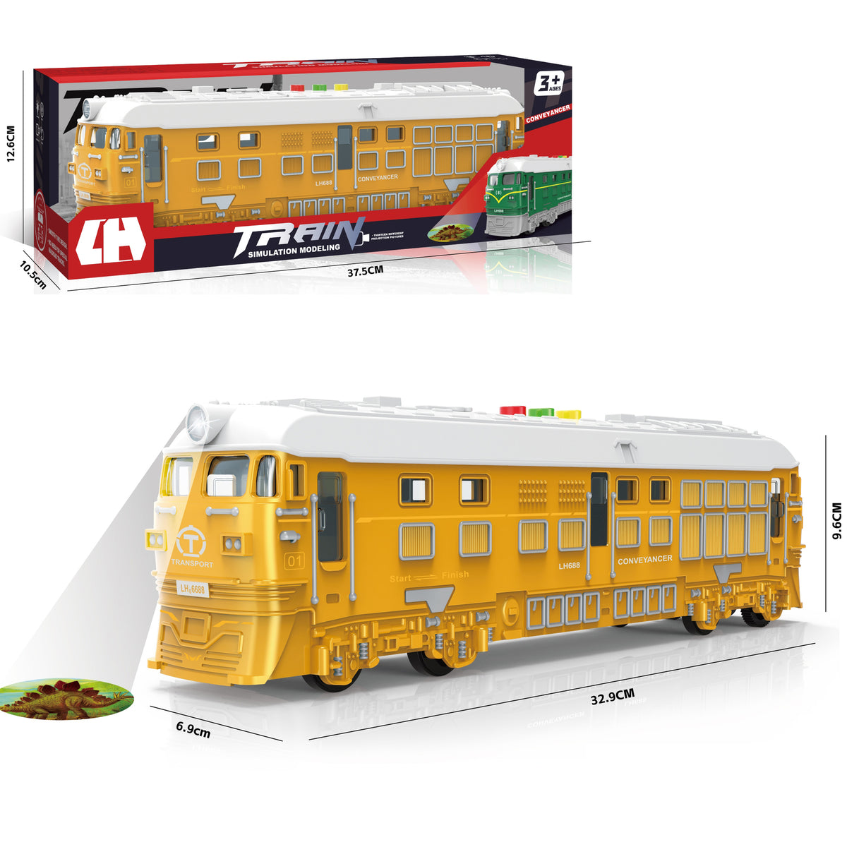 Juguete Tren Amarillo  - Toyng