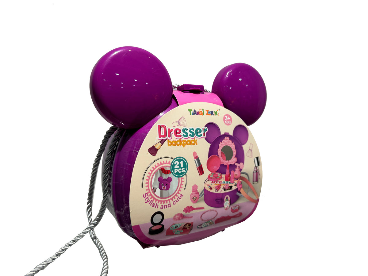 Cartera Infantil de Osita + Accesorios de Belleza – Toyng