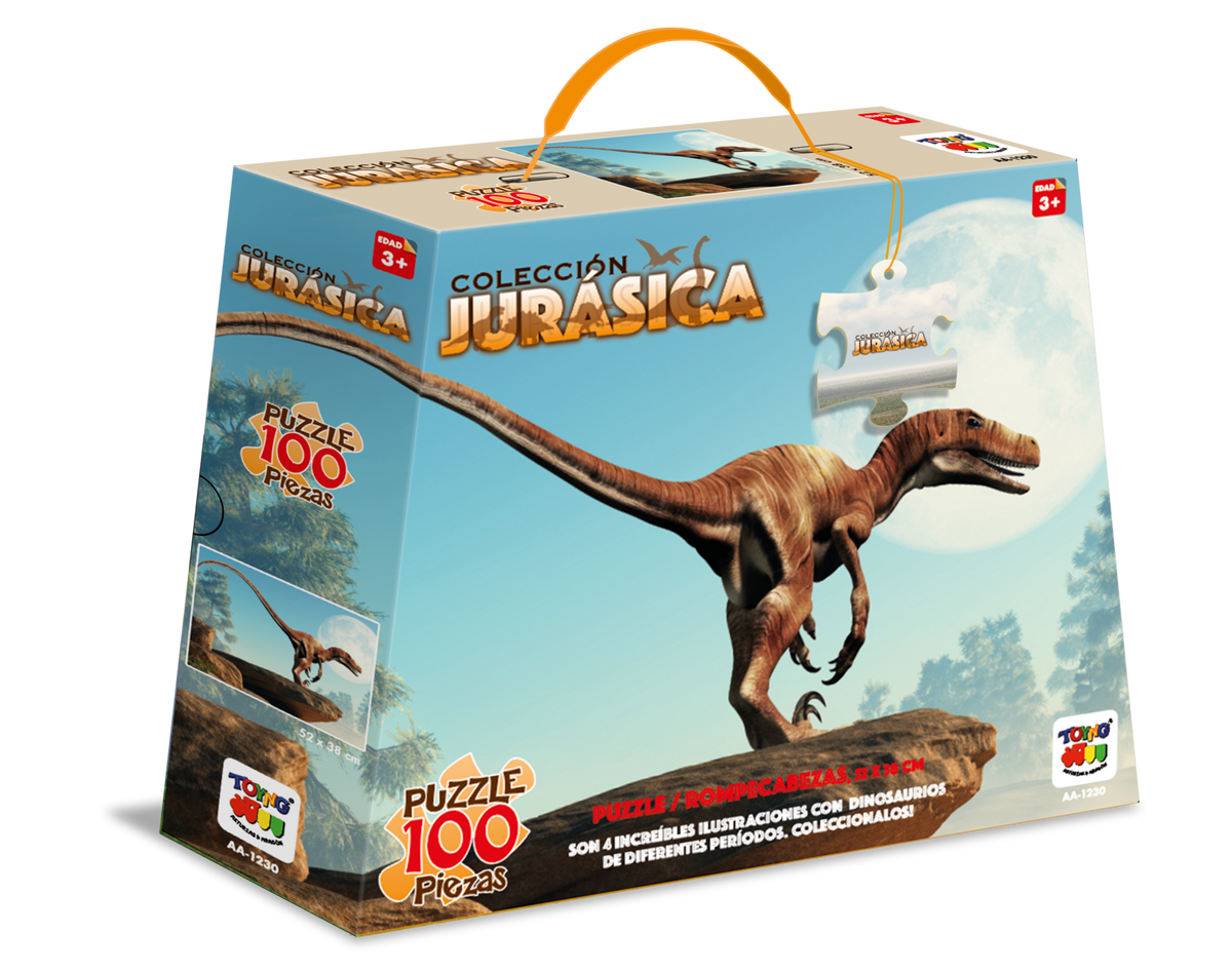 Puzzle 100 Piezas Piedra  Colección Jurasica