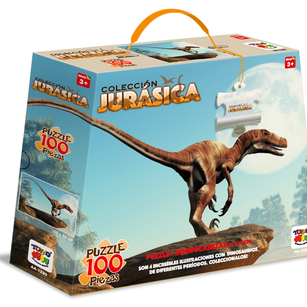 Puzzle 100 Piezas Piedra  Colección Jurasica