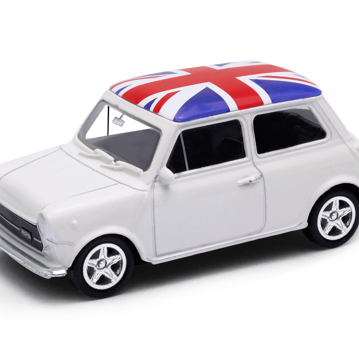 Auto Mini Cooper 1300 (Uk Flag) - Welly Escala 1:60