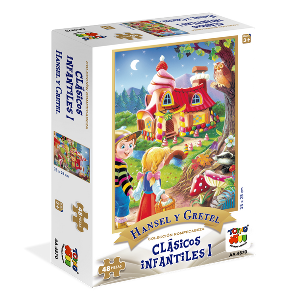 Puzzle 48 Pcs - Hansel Y Gretel