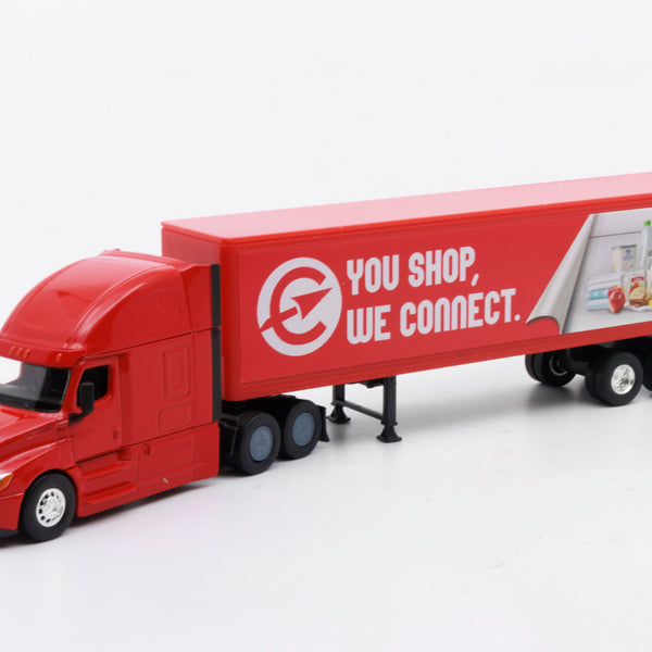 Camión Escala 1:64 Freightleiner Tractor Trailer