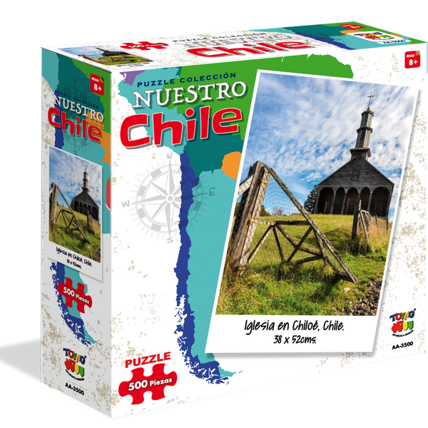Puzzle 500 Iglesia En Chiloé