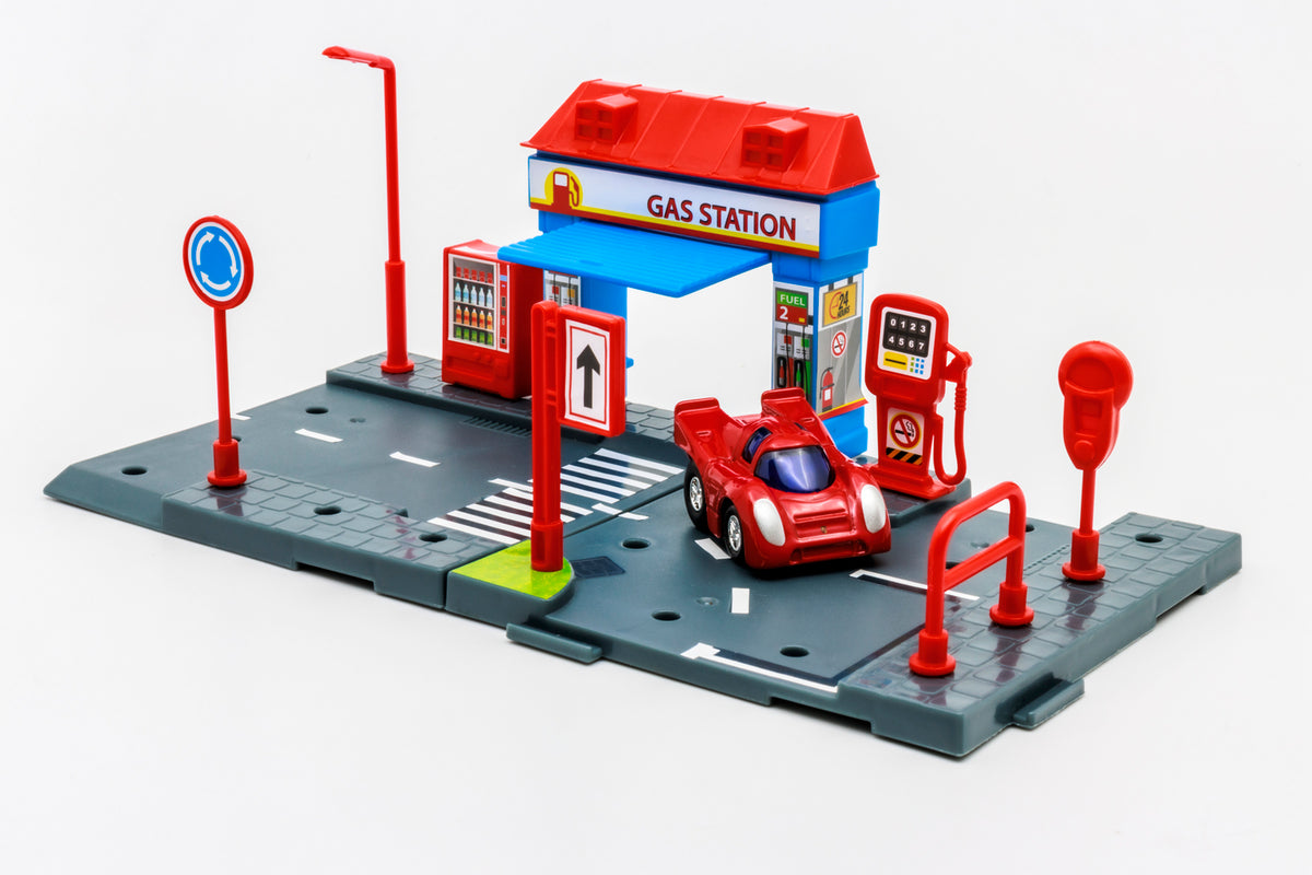 Estación Q-City Playset - Gas Station - Welly