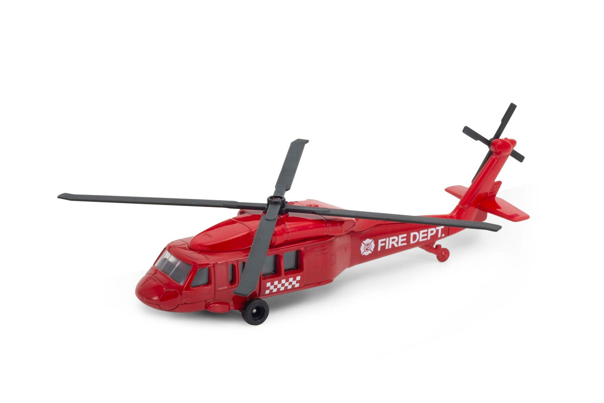 Helicoptero Blackwom Rojo - Welly