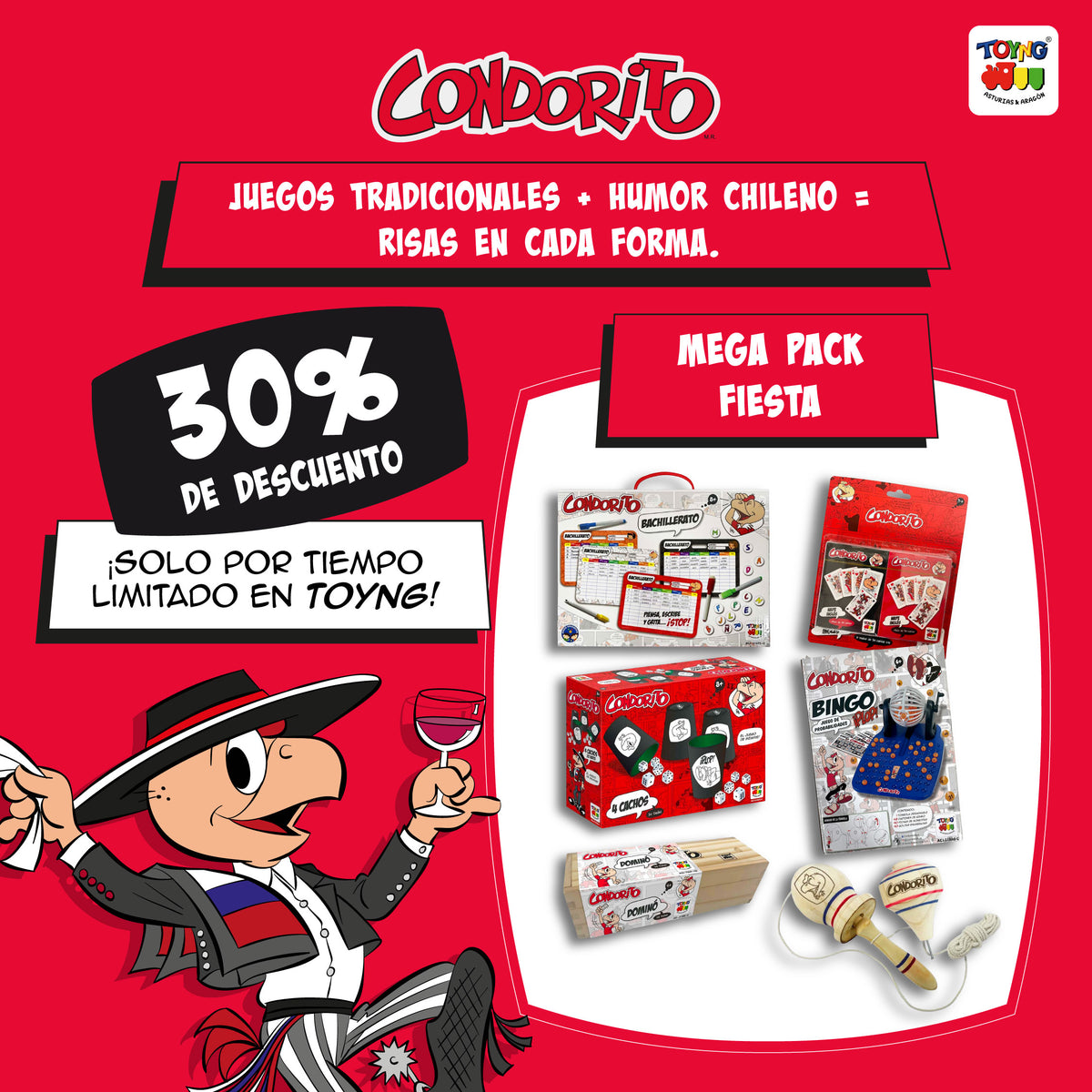 Mega Pack Fiesta Condorito