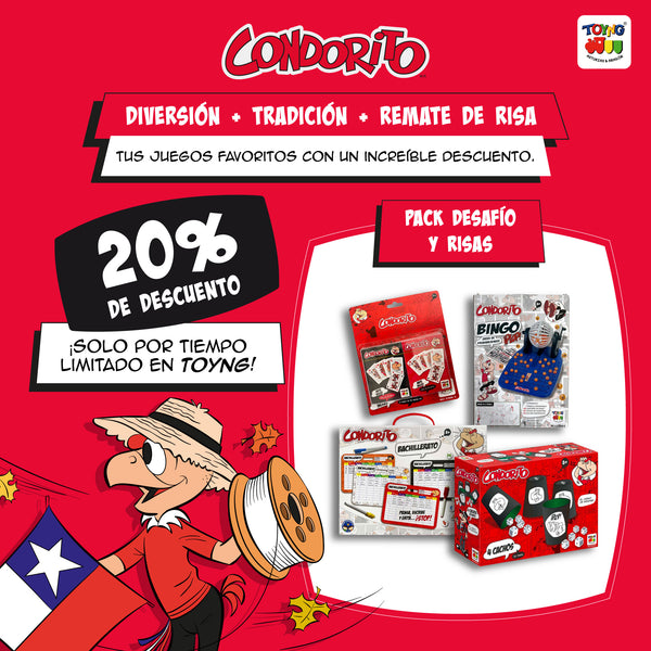 Pack Desafío y Risas Condorito