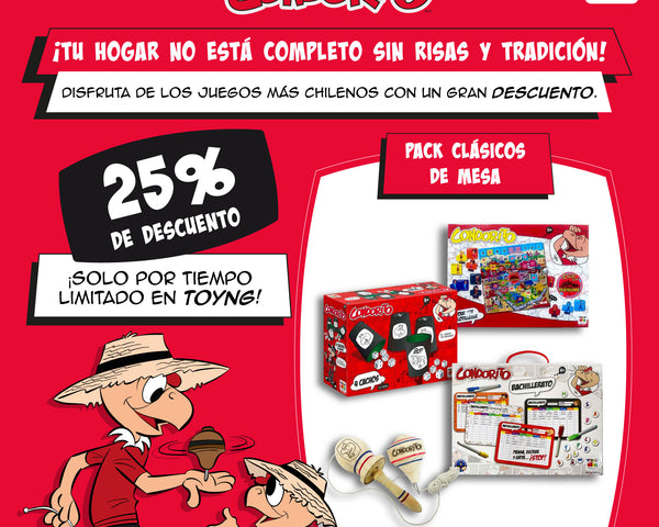 Pack Clásicos de Mesa Condorito
