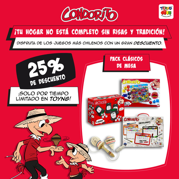 Pack Clásicos de Mesa Condorito