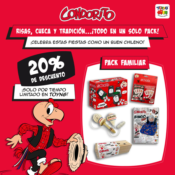 Pack Familiar Condorito – ¡Diversión para Todos!