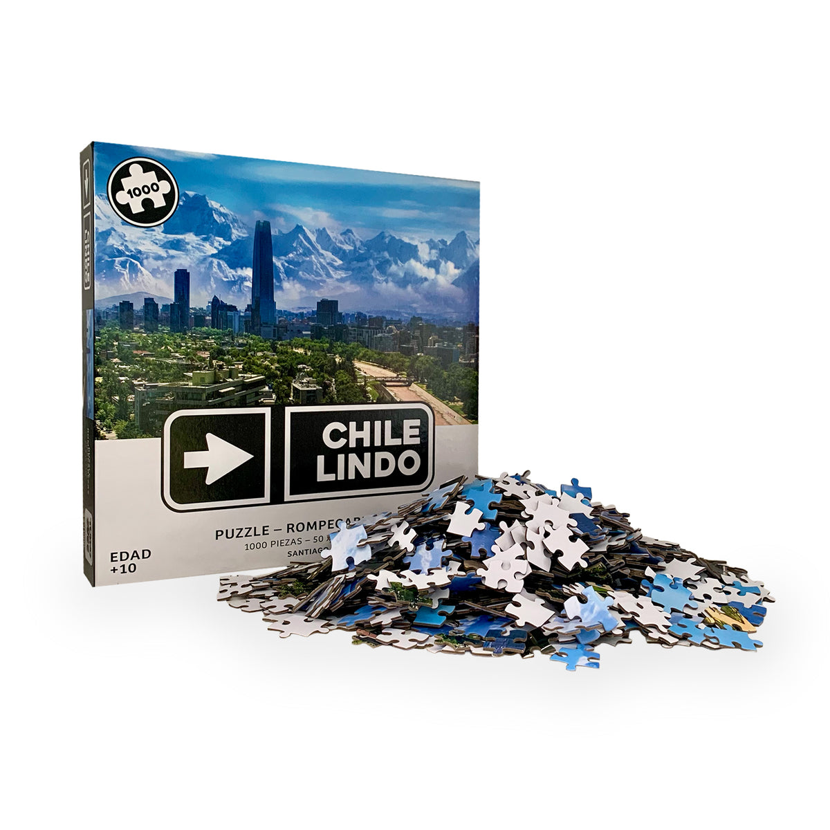 Puzzle Rompecabezas Santiago (1000) Piezas - Toyng