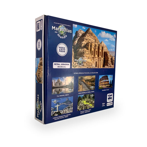 Puzzle Rompecabezas Petra Jordania (2000) Piezas - Toyng