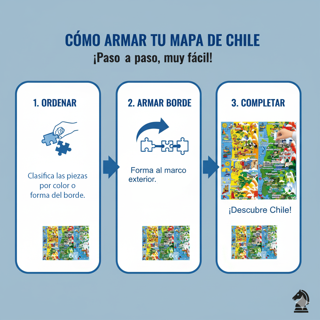 Puzzle 200 Piezas Mapa De Chile - Toyng