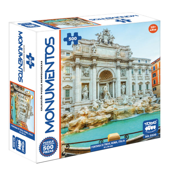 Puzzles 500 Fontana Di Trevi