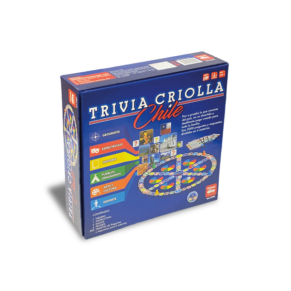 Trivia de Chile – Juego de Mesa con 3.000 Preguntas - Toyng