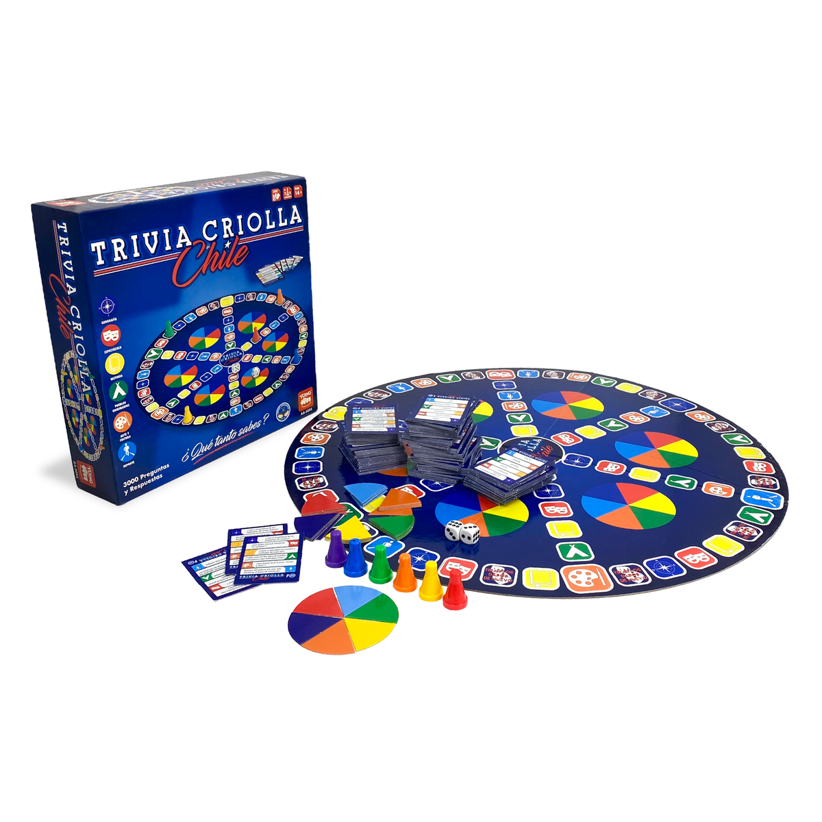 Juego de Mesa Trivia Criolla de Chile - Toyng