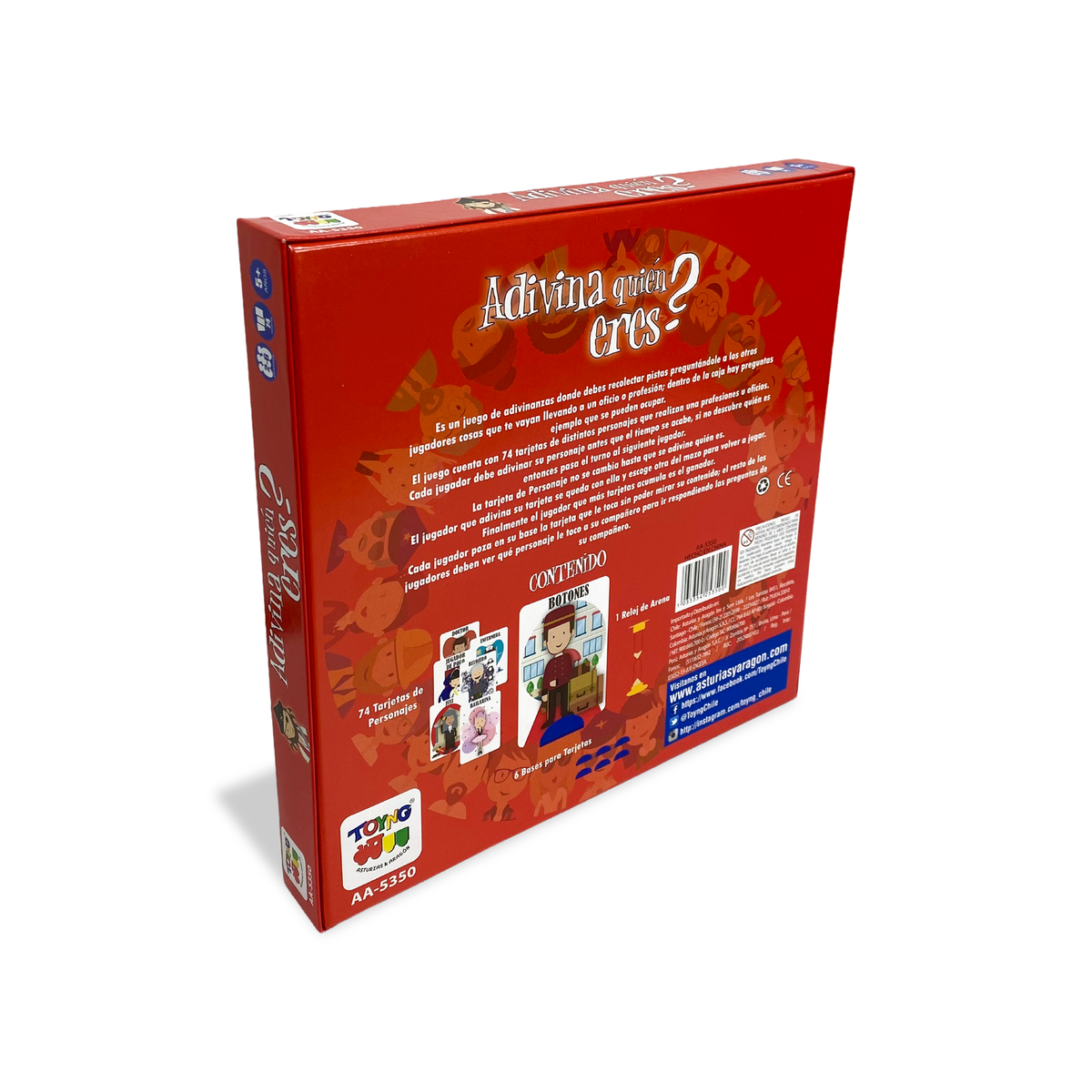Juego de Mesa Adivina Quien Eres - Toyng