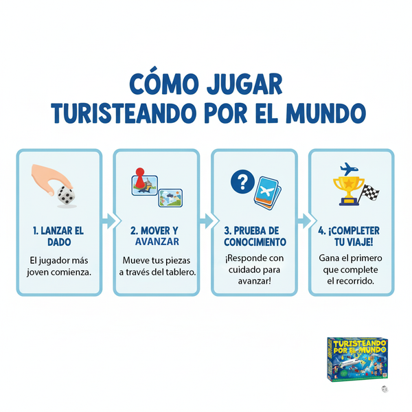 Juego Turisteando Por El Mundo - Toyng