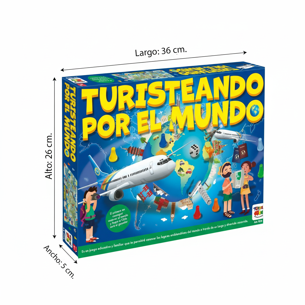 Juego Turisteando Por El Mundo - Toyng