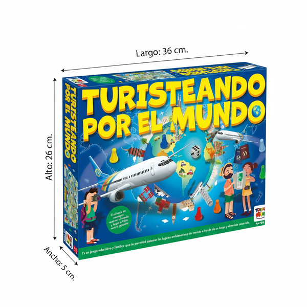 Juego Turisteando Por El Mundo - Toyng