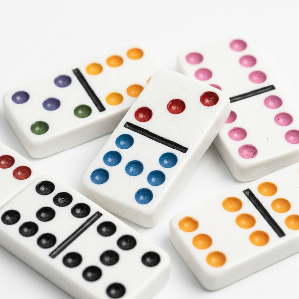 Juego de Mesa Dominó 12 Caja Metálica - Toyng