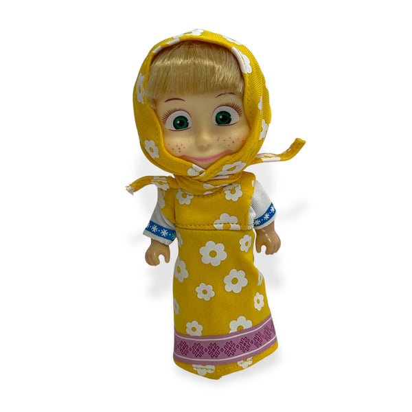 Muñeca Masha - Vestido Amarillo - Masha y el Oso