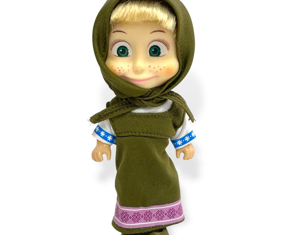 Muñeca Masha - Vestido Verde - Masha y el Oso