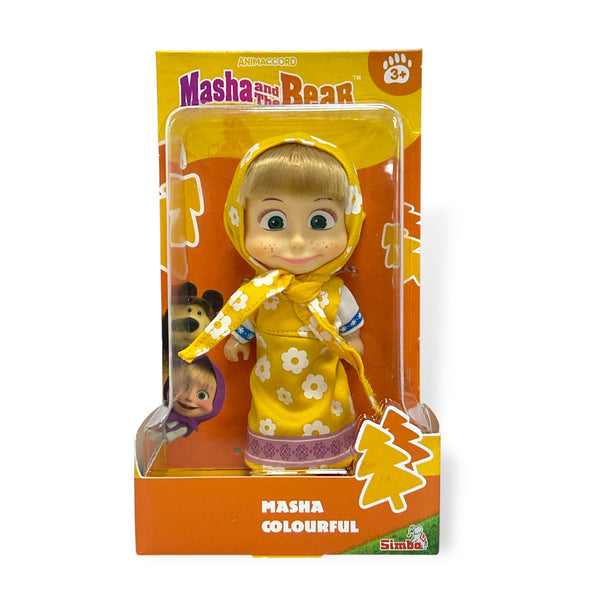 Muñeca Masha - Vestido Amarillo - Masha y el Oso