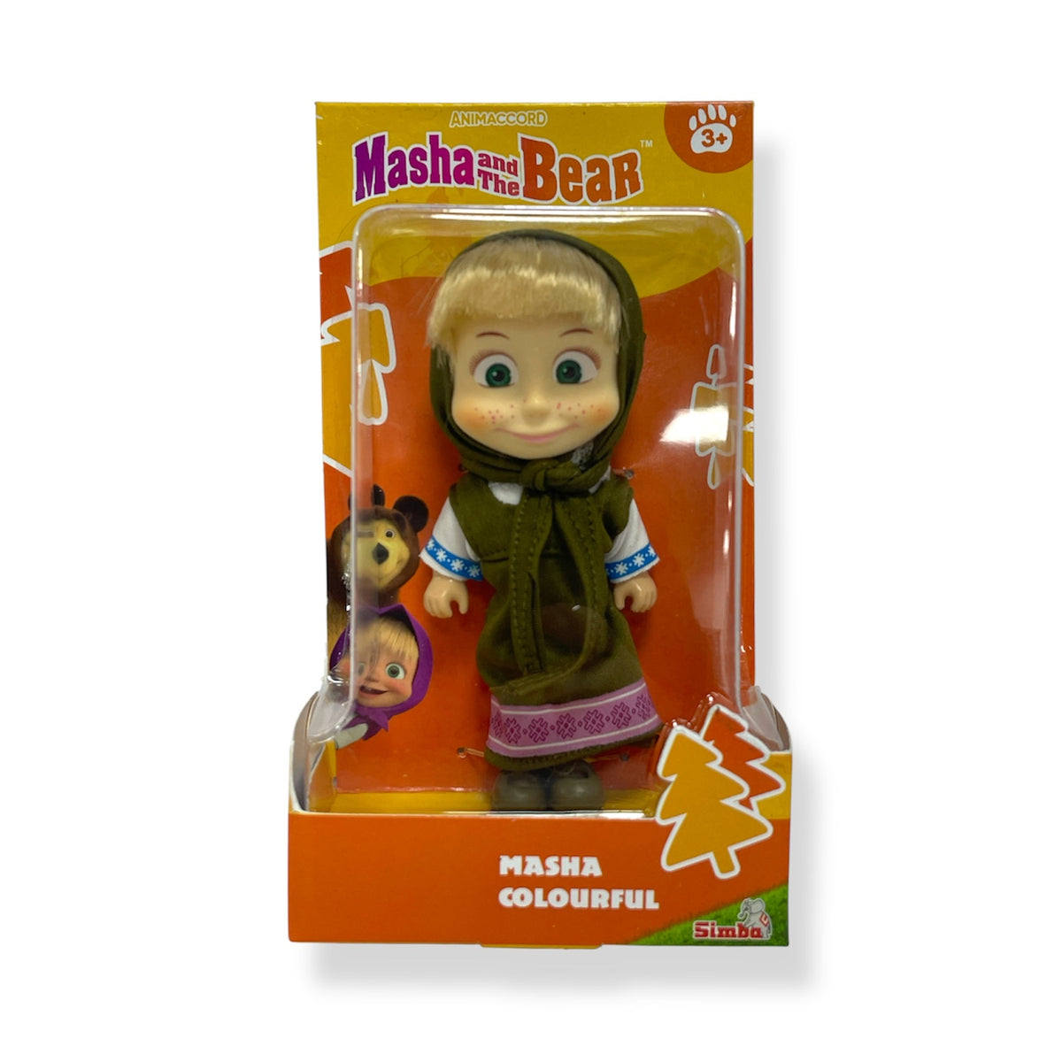 Muñeca Masha - Vestido Verde - Masha y el Oso