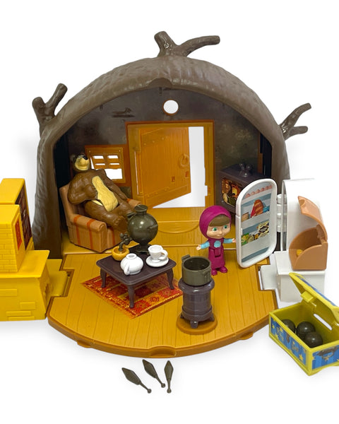 Juguete Casa Oso Set de Juego - Masha Y El Oso